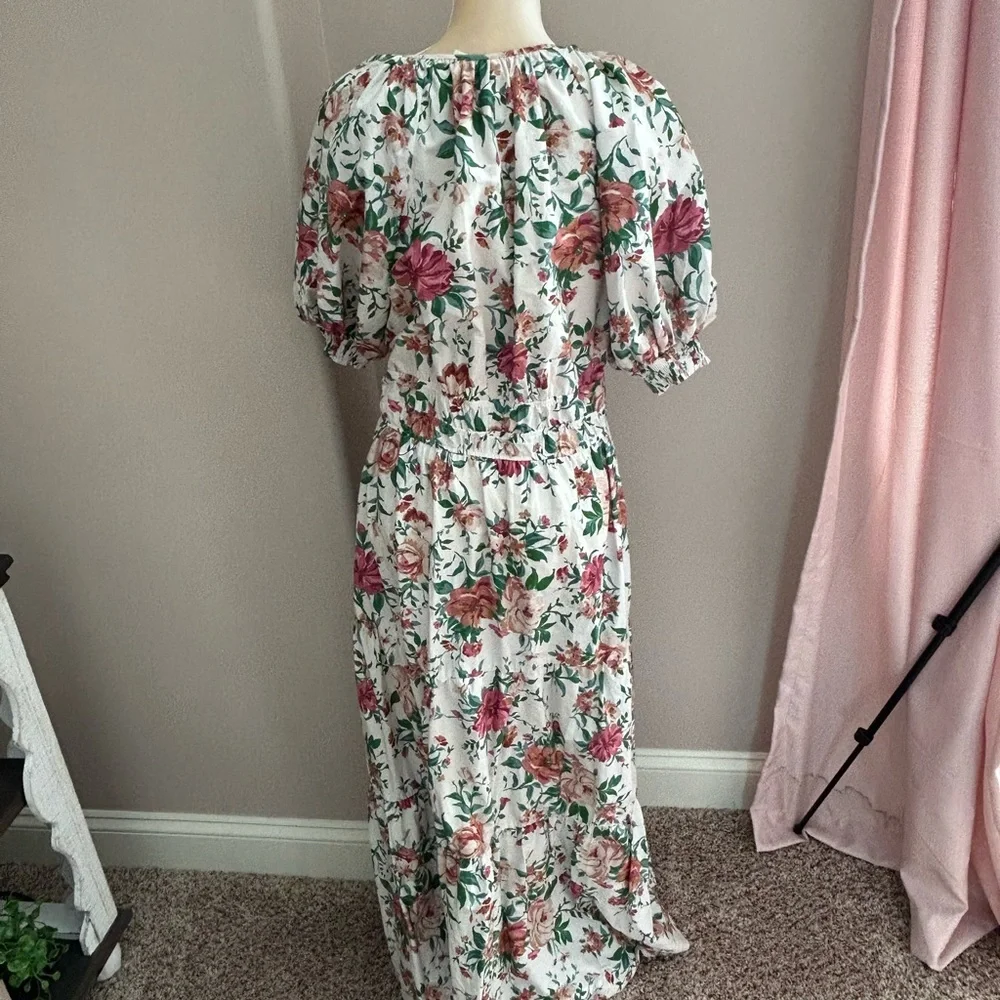 EUC Anthropologie The Somerset Maxi Dress: Puff-Sleeve Edition(size Large) - Picture 6 of 10